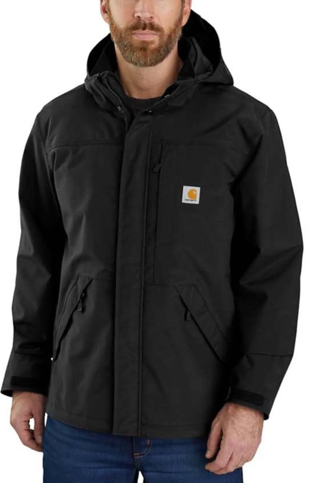 (104670) Storm Defender Loose Fit Heavyweight Jacket - Black