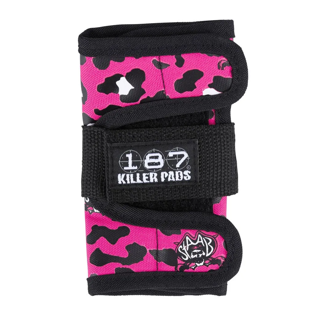 187 Junior Six Pack Skateboard Pads - Staab Pink