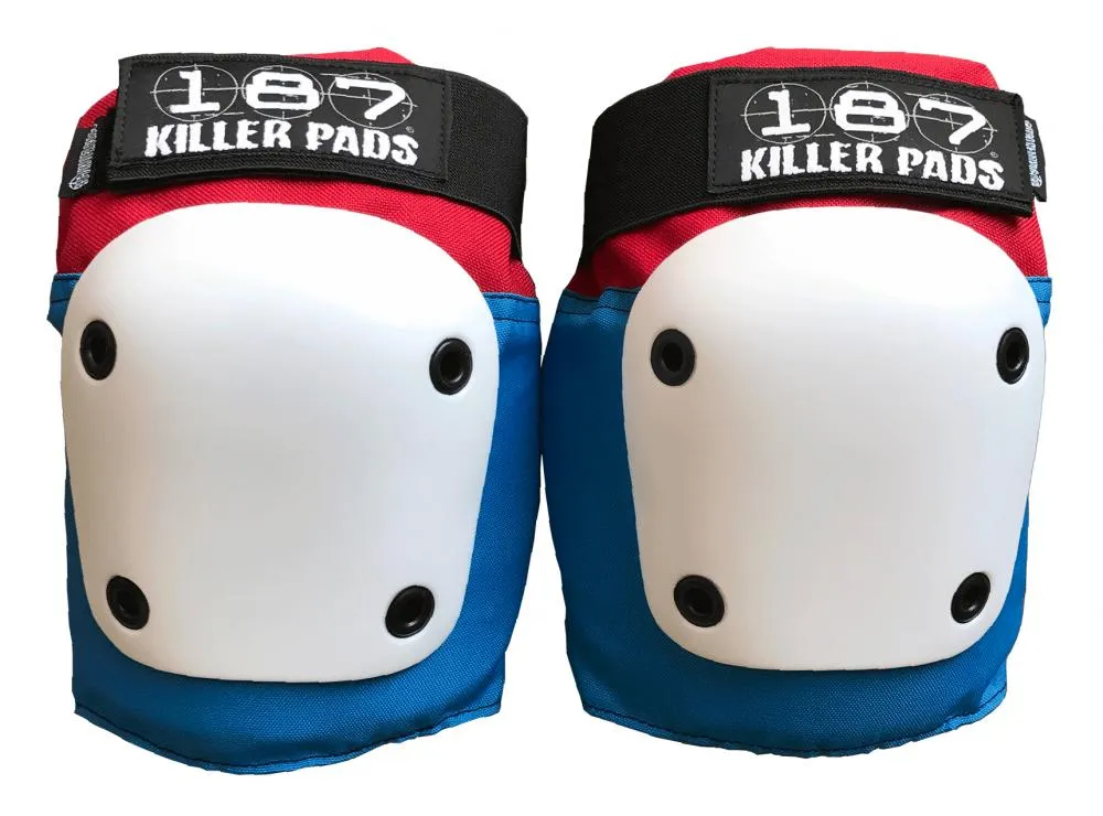 187 Killer Fly Knee Pads Blue & Red