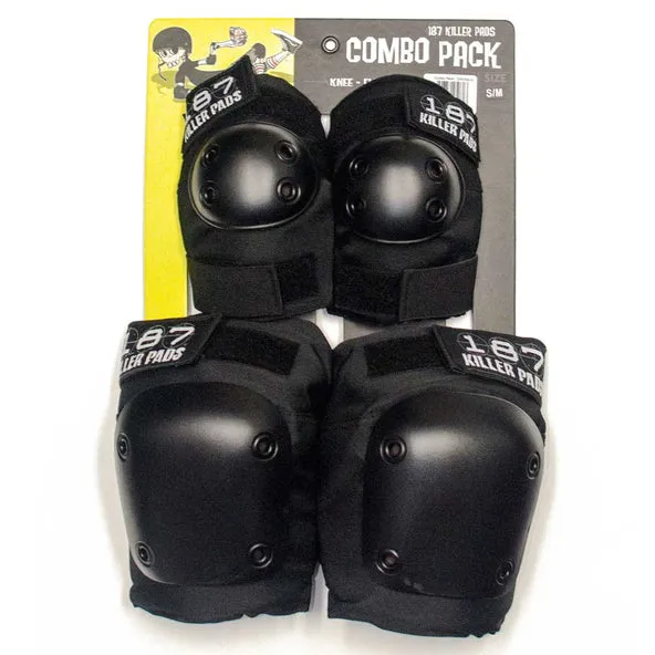 187 KILLER PADS COMBO ADULT COMBO PACK BLACK