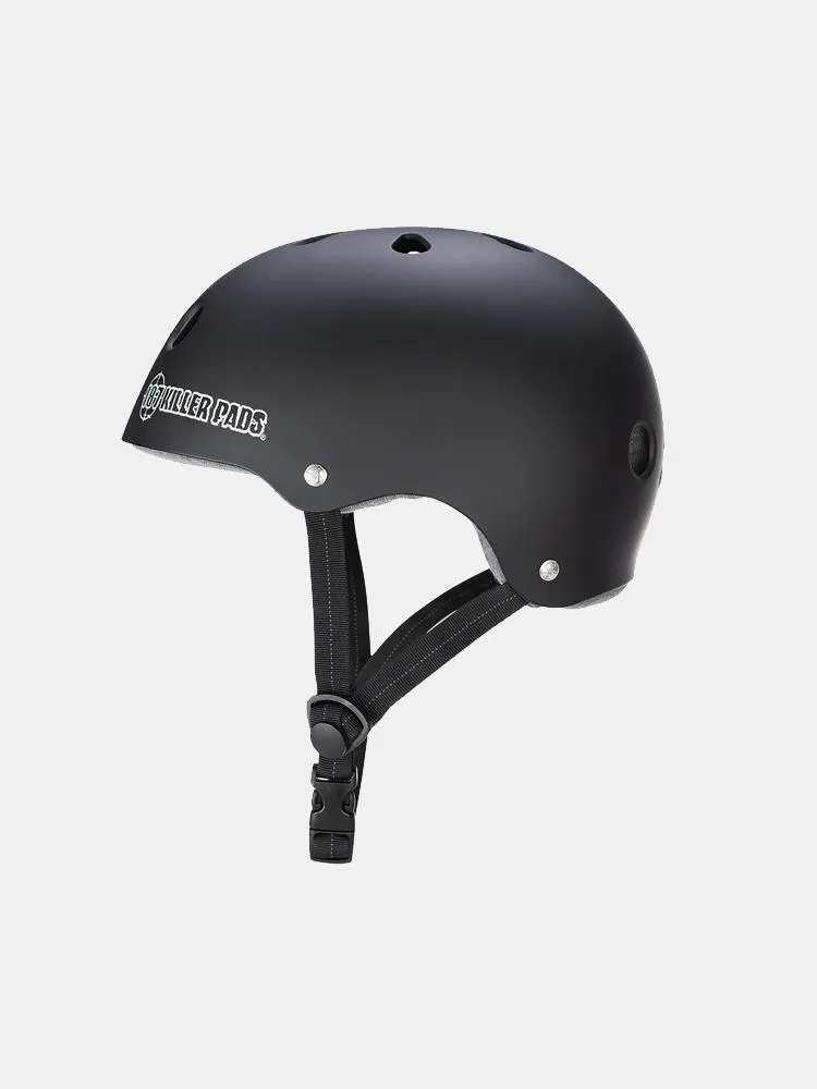 187 Killer Pads Pro Skate Helmet w/ Sweat Saver Liner - Matte Black