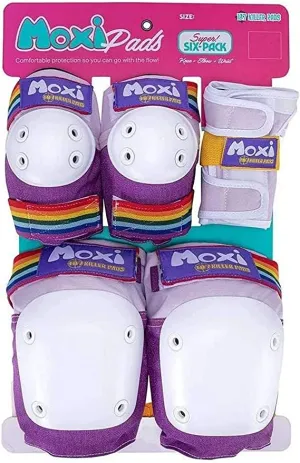 187 KILLER PADS SET X MOXI LAVENDER - JUNIOR (KNEES,ELBOWS & WRISTS)