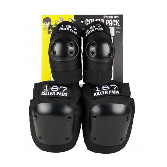 187 Knee & Elbow Combo Pack Black