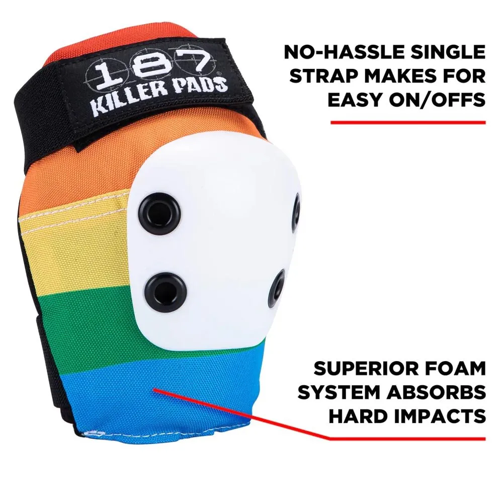 187 - Slim Elbow Pad Rainbow