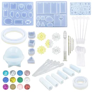 2D & 3D Multiple Shapes Resin Craft Kit