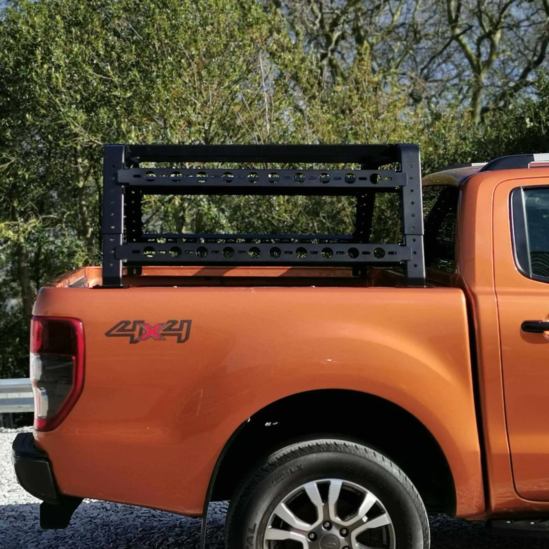 Adjustable Load Bed Roof Top Tent Cargo Frame Rack for Ford Ranger 2012 