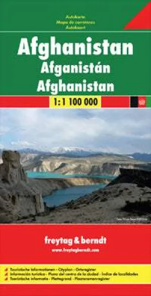 Afghanistan Road Map by Freytag & Berndt (2010)