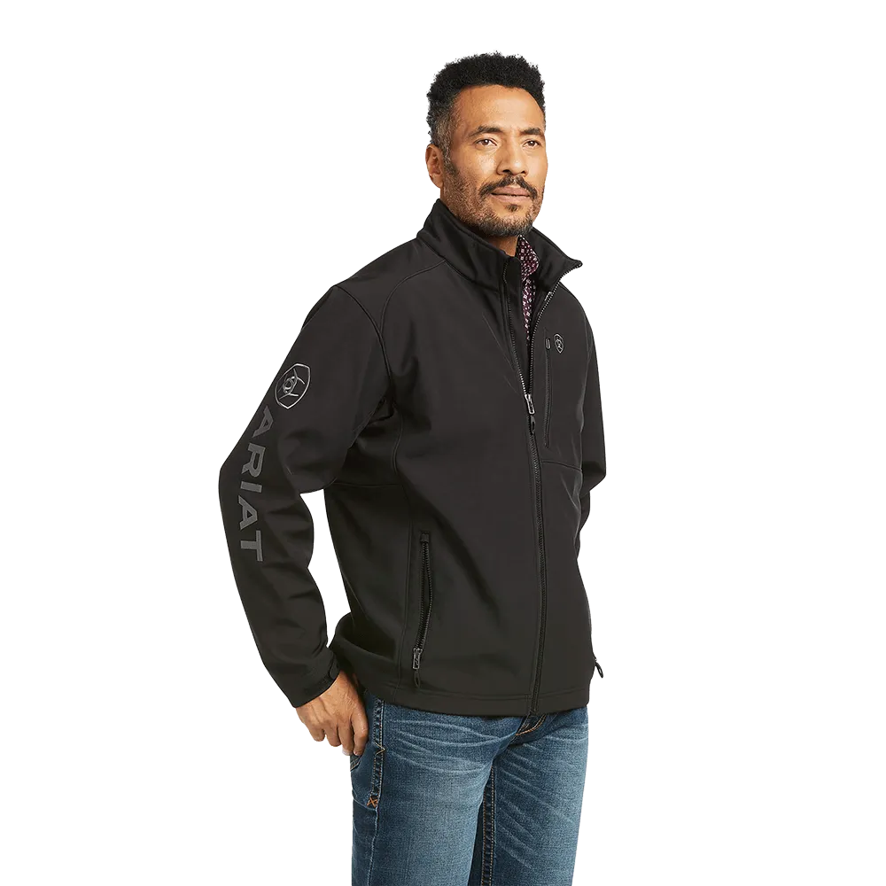 Ariat Mens Logo 2.0 Patriot Softshell Black Concealed Carry Jacket