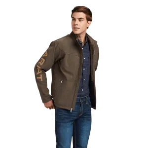 Ariat Men's New Team Banyan Bark Heather Softshell Jacket