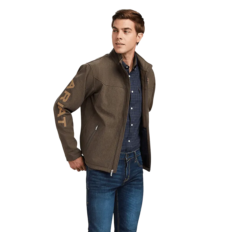 Ariat Men's New Team Banyan Bark Heather Softshell Jacket