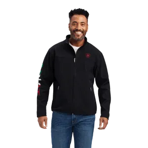 Ariat Men's New Team Softshell Black Mexico Jacket