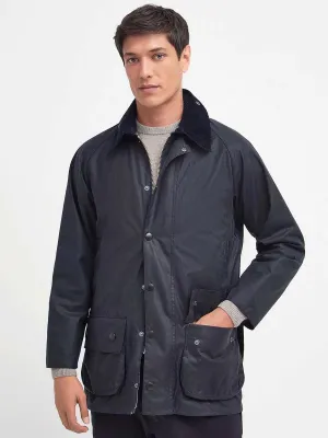 BARBOUR Beaufort Wax Jacket - Mens - Navy