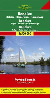 Benelux Road Map by Freytag & Berndt (2009)