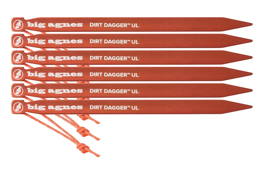 Big Agnes Dirt Dagger UL 6.75" Tent Stakes