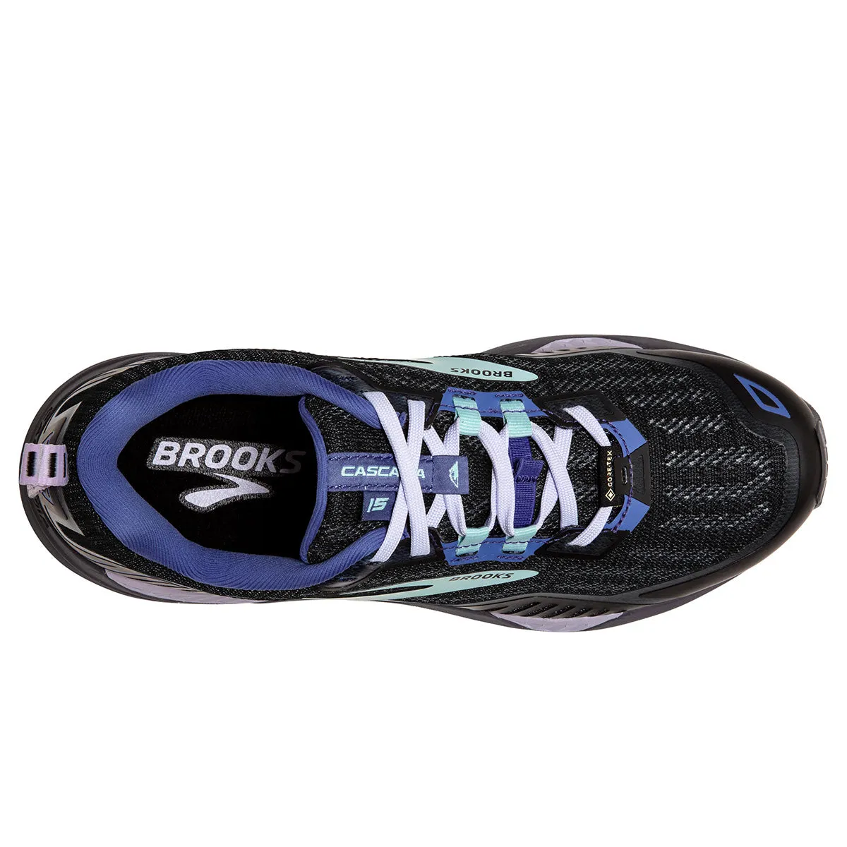 Brooks Cascadia GTX 15 Womens | Black/marlin/blue