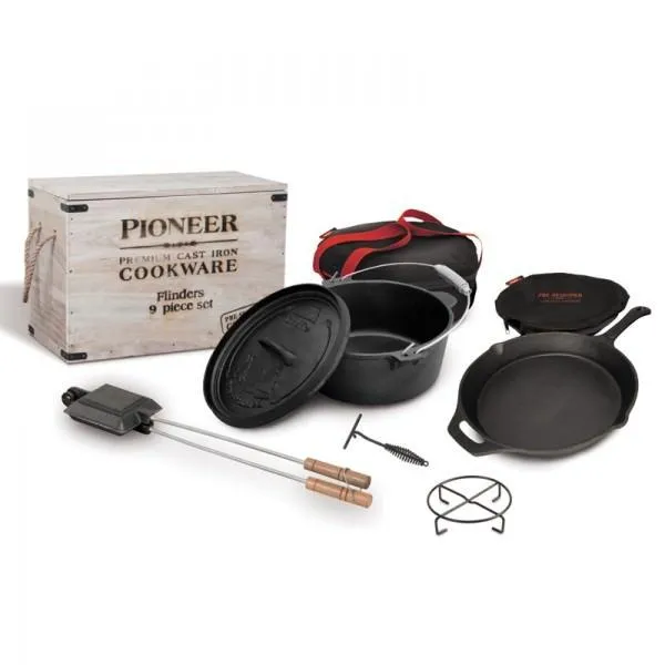 Campfire Cast Iron Box Pack 9pce