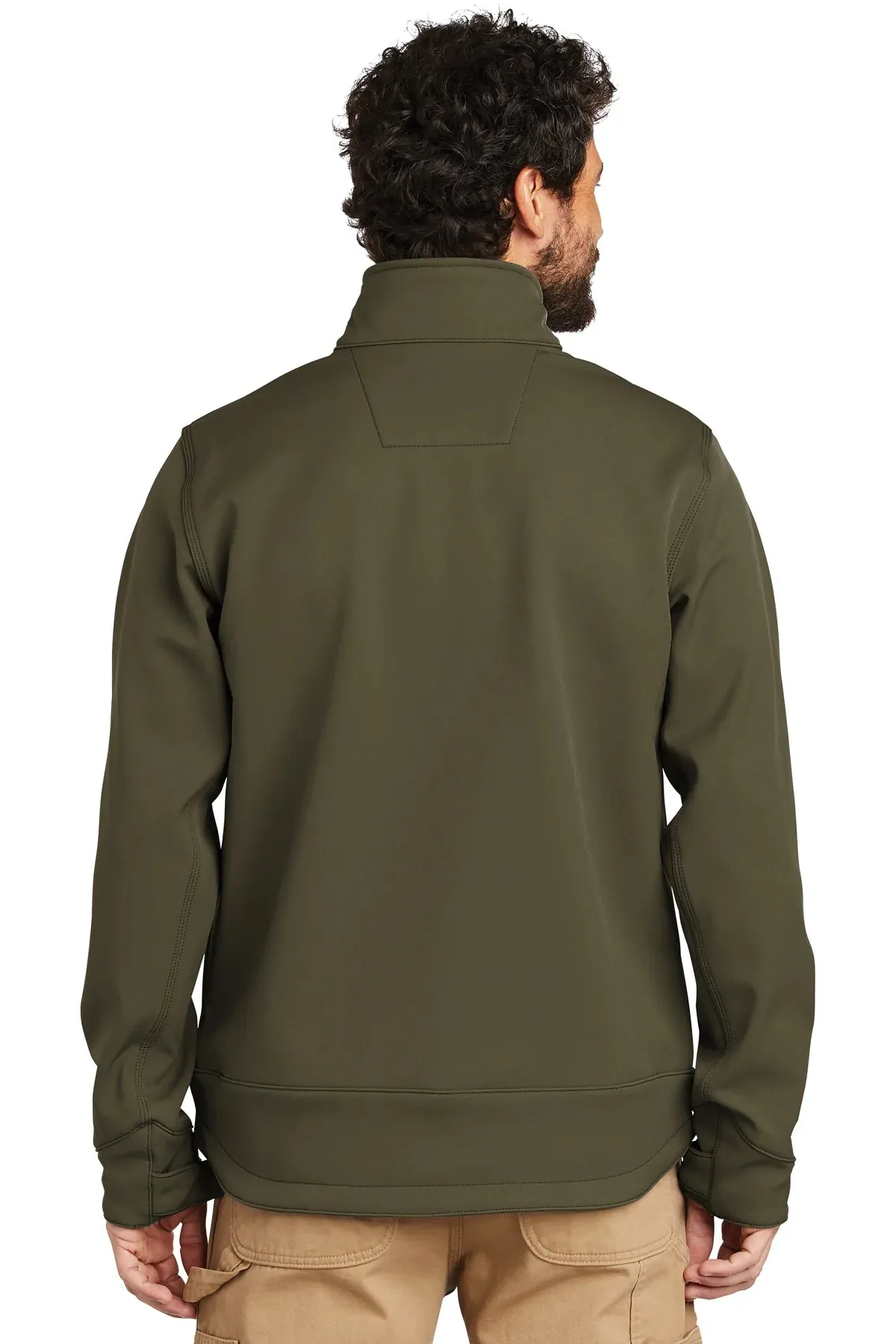 Carhartt Crowley Branded Soft Shell Jackets, Moss