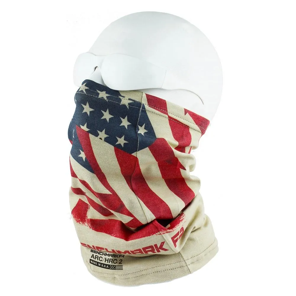 CAT 2 FR American Flag Beige Face Muffler