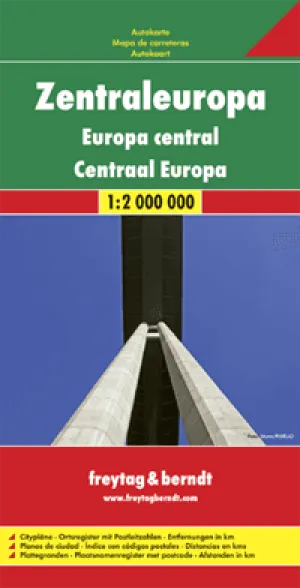 Central Europe Road Map by Freytag & Berndt (2010)