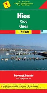 Chios Road Map by Freytag & Berndt (2011)