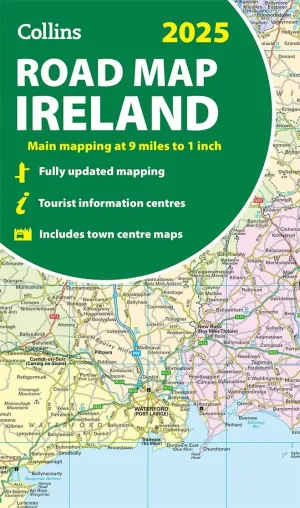 Collins Ireland Road Map 2025