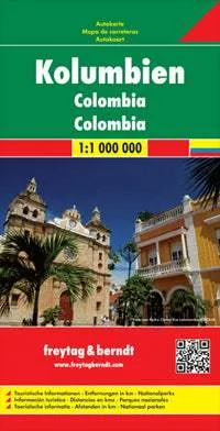 Colombia Road Map by Freytag & Berndt (2012)