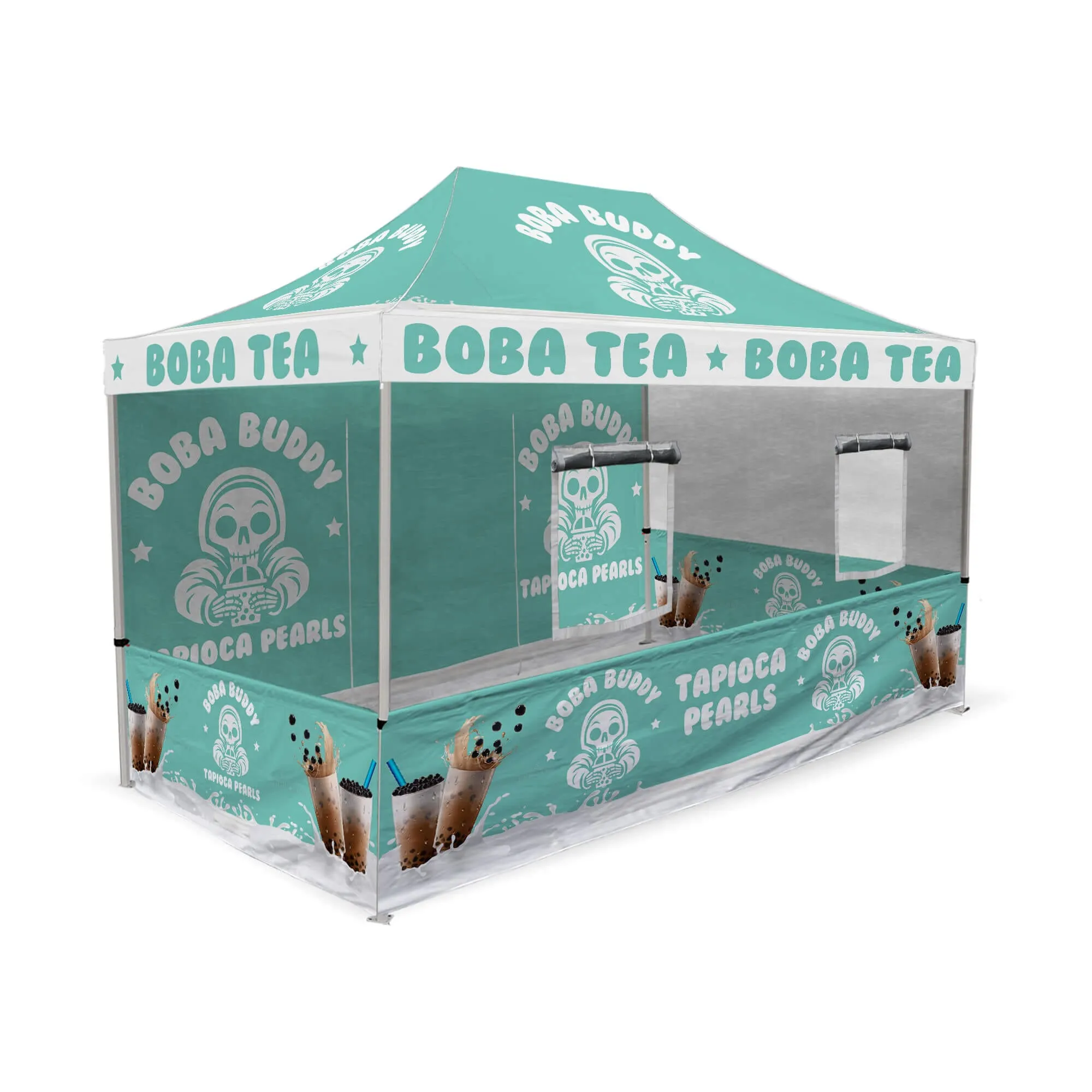 Custom Food Concession Canopy Tent Package