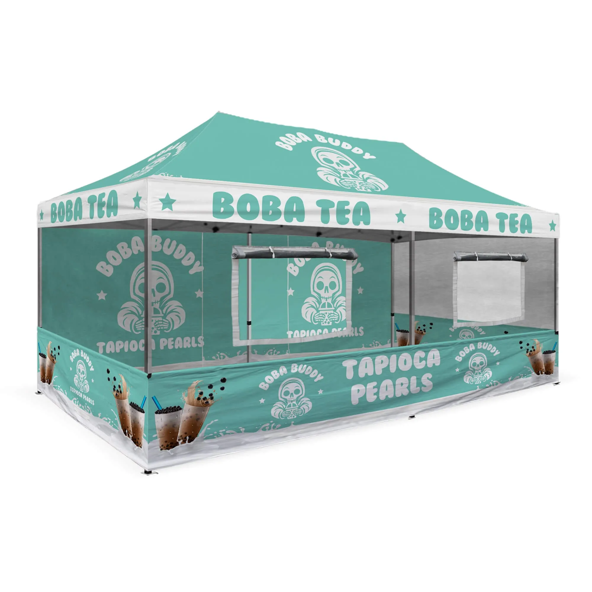 Custom Food Concession Canopy Tent Package