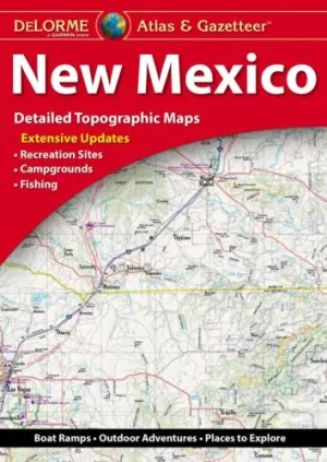 Delorme Mexico NM Atlas & Gazetteer Map Newest Edition Topo / Road Maps