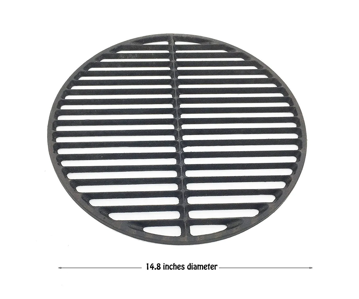 Dracarys Grill and Smoker Cast Iron Grids Round Cooking Grate Fit for A Medium Egg Grill and Smoker(Medium - 15&quot;)