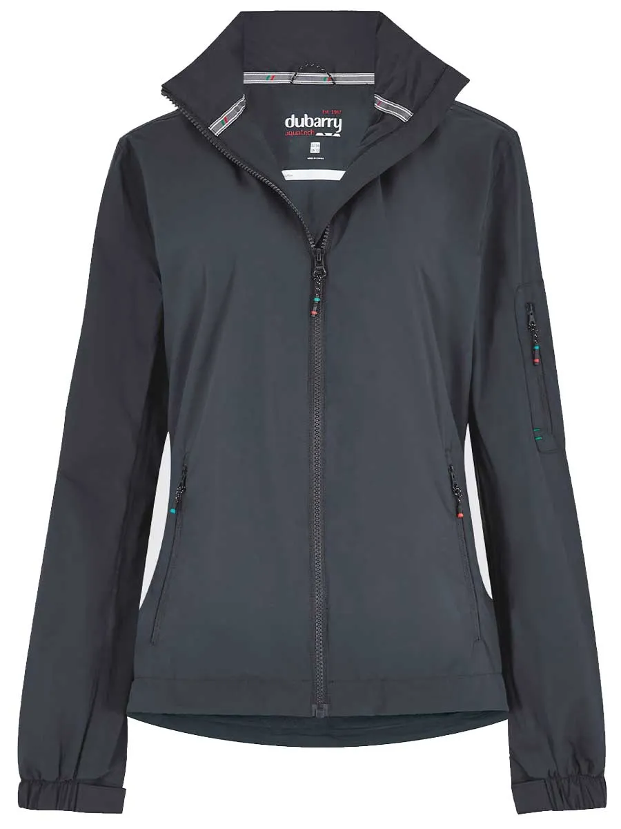 DUBARRY Livorno Womens Fleece-Lined Crew Jacket - Graphite