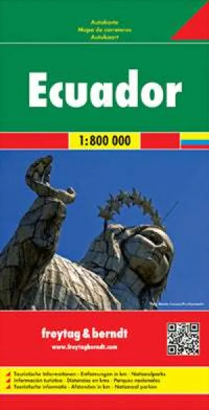 Ecuador Road Map by Freytag & Berndt (2012)