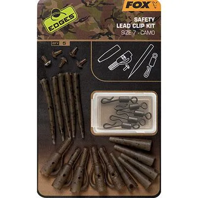 Fox EDGES Camo Safety Lead Clip Kit