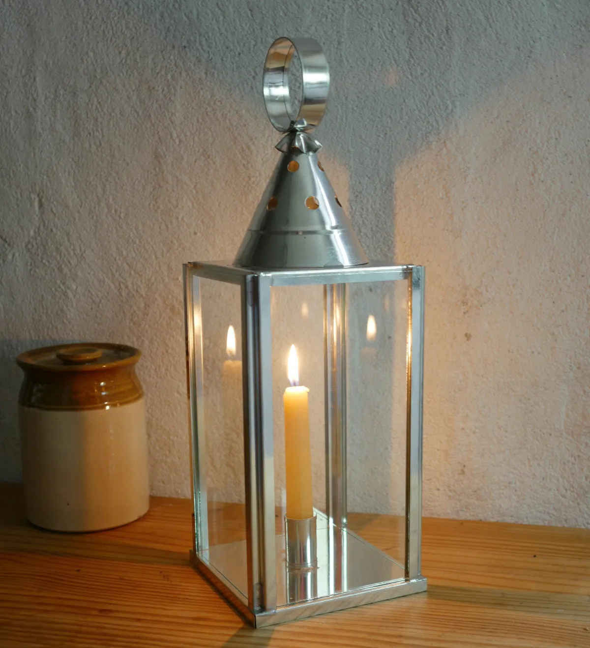 Glass-sided Lantern