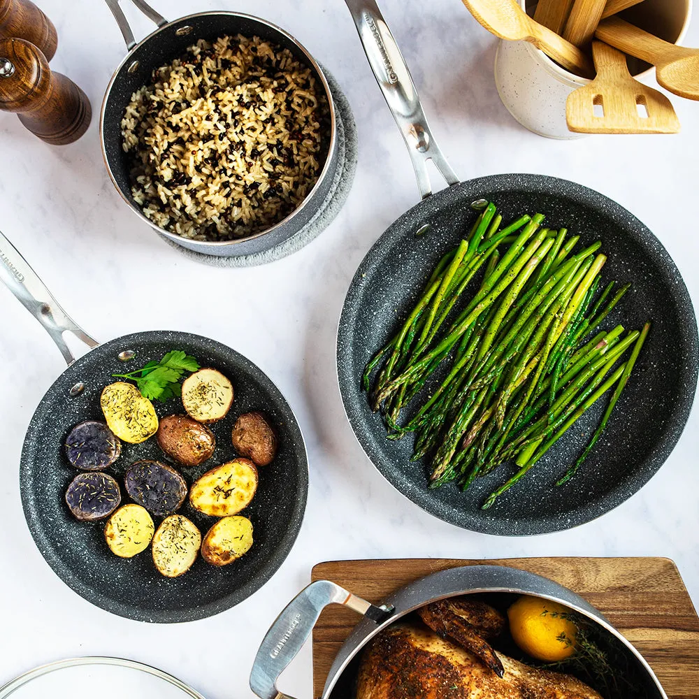 Granitestone 10" Non-Stick Round Fry Pan with titanium and diamond-infused coating