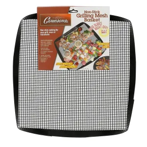 Grilling Mesh- Non Stick, Grilling Mat For Cooking and Barbecues- by Camerons Products