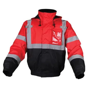 GSS Safety Enhanced Visibility Waterproof Quilt-Lined Bomber Jacket