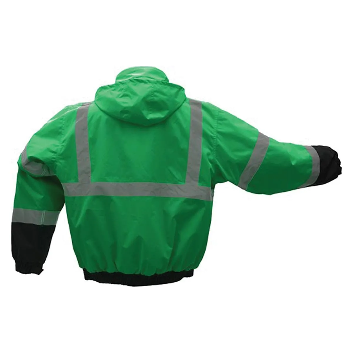 GSS Safety Enhanced Visibility Waterproof Quilt-Lined Bomber Jacket