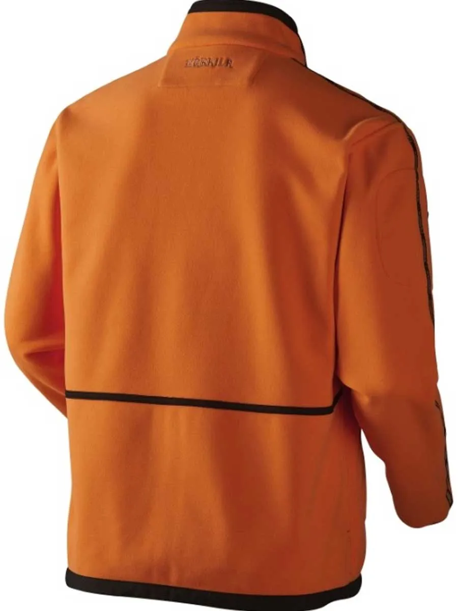 HARKILA Kamko Fleece - Mens Reversible Windstopper - Hunting Green/Orange Blaze