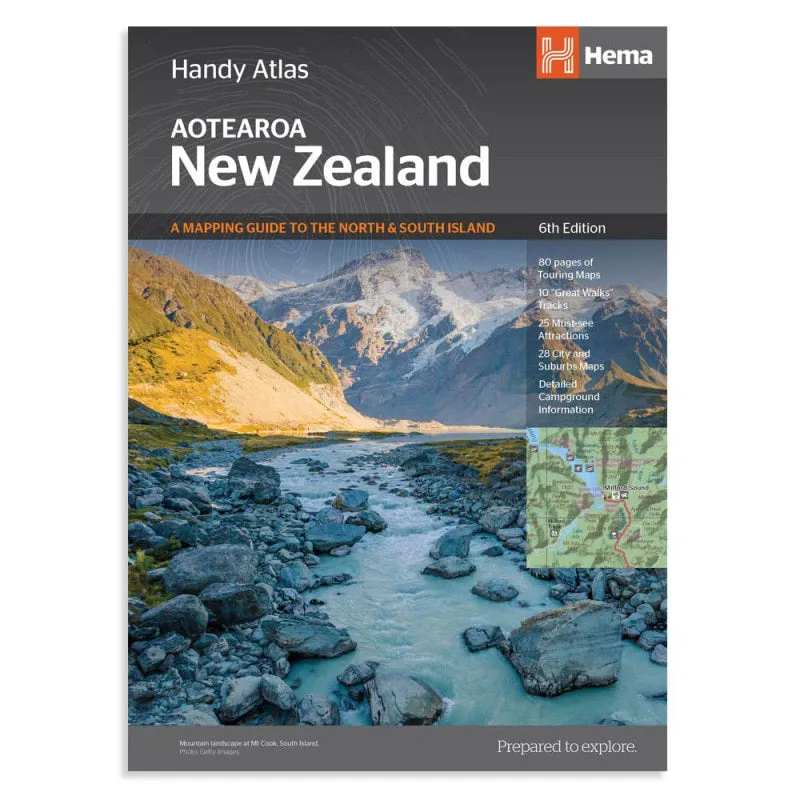 Hema New Zealand Handy Atlas