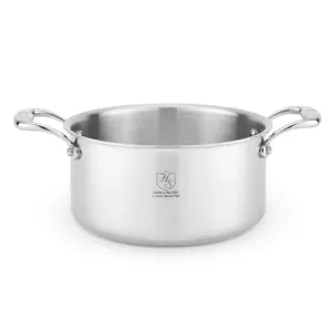 Heritage Steel 5-ply Stainless Sauce Pot with Lid