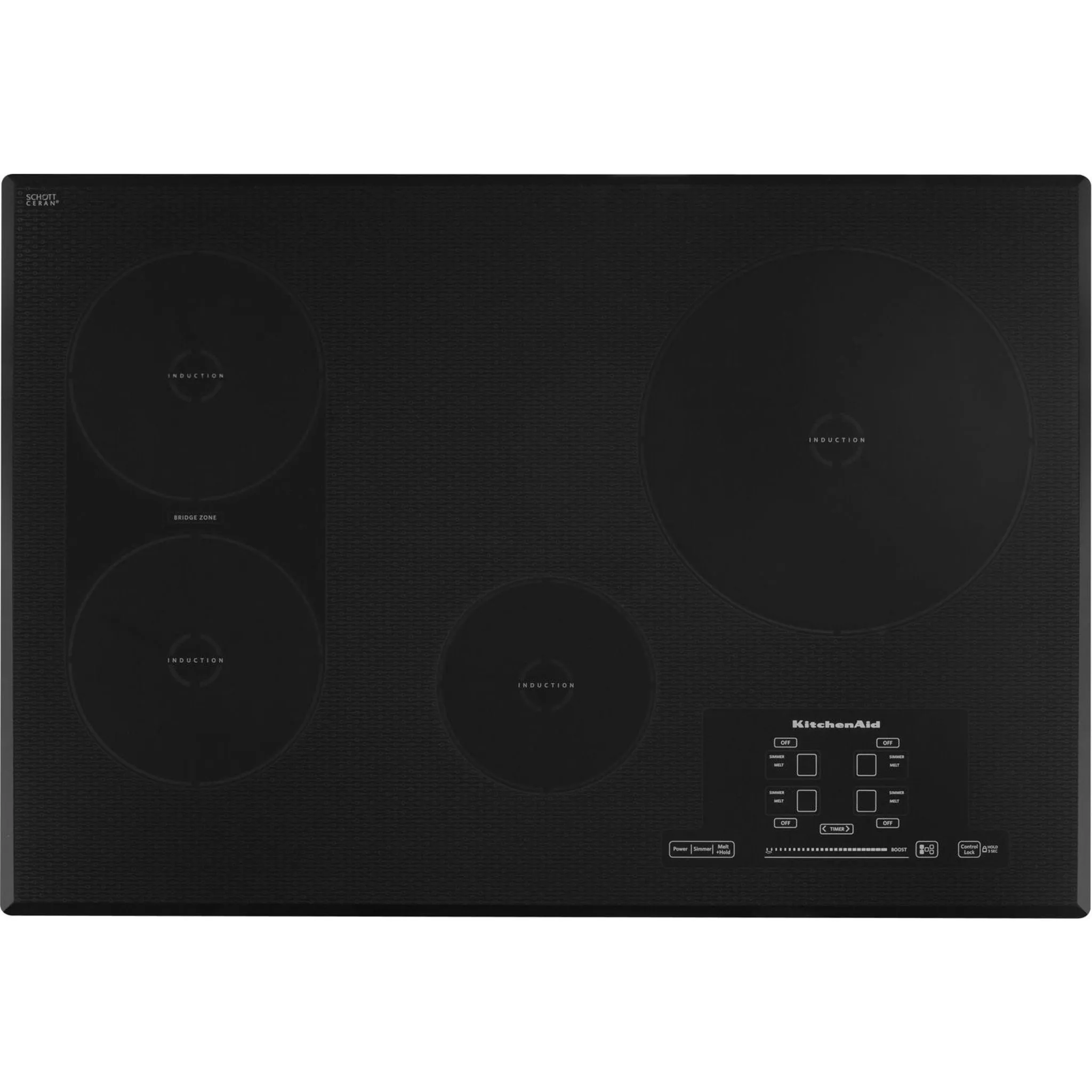 KitchenAid  30" 4-Element Induction Cooktop, Architect Series II (KICU509XBL)