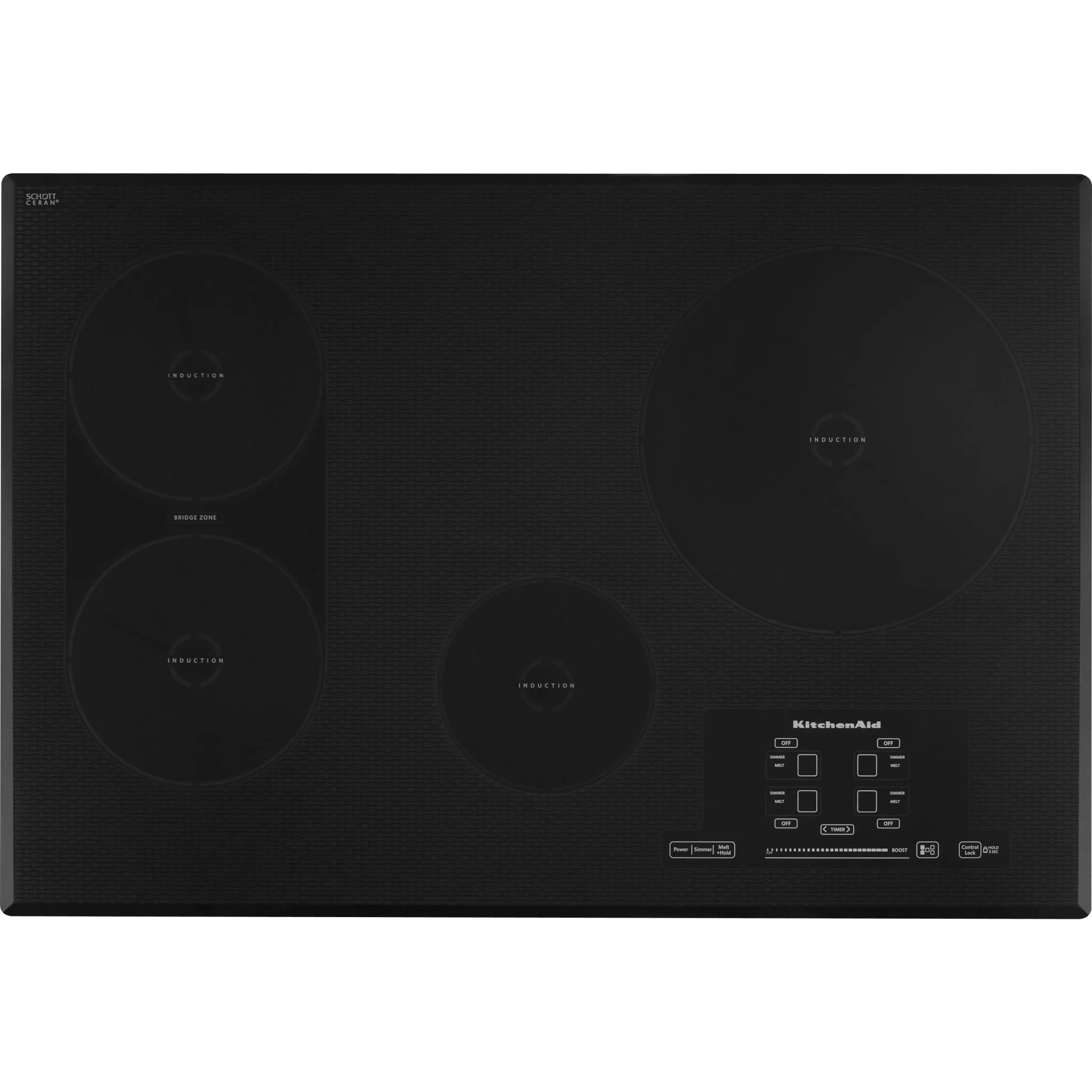 KitchenAid  30" 4-Element Induction Cooktop, Architect Series II (KICU509XBL)