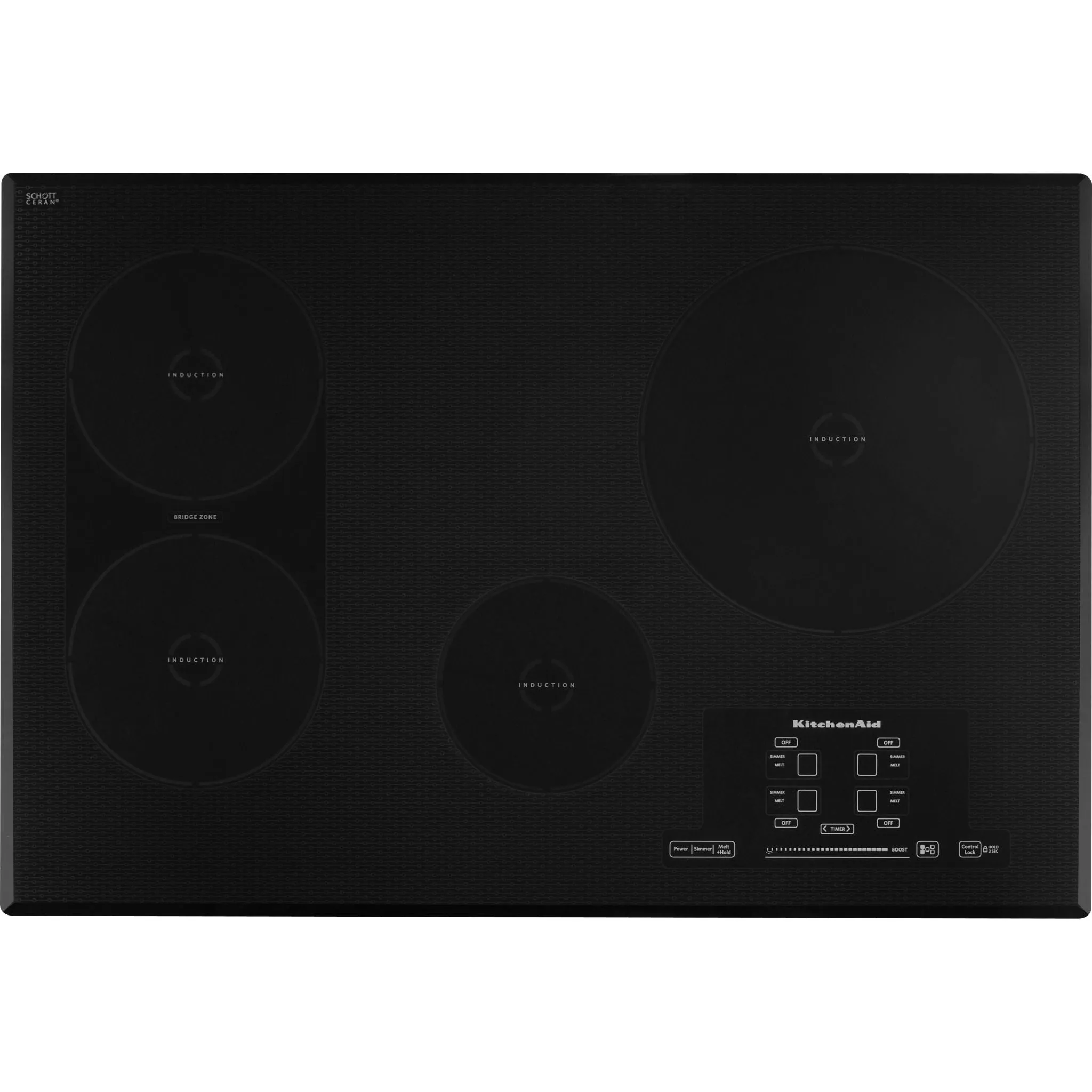 KitchenAid  30" 4-Element Induction Cooktop, Architect Series II (KICU509XBL)