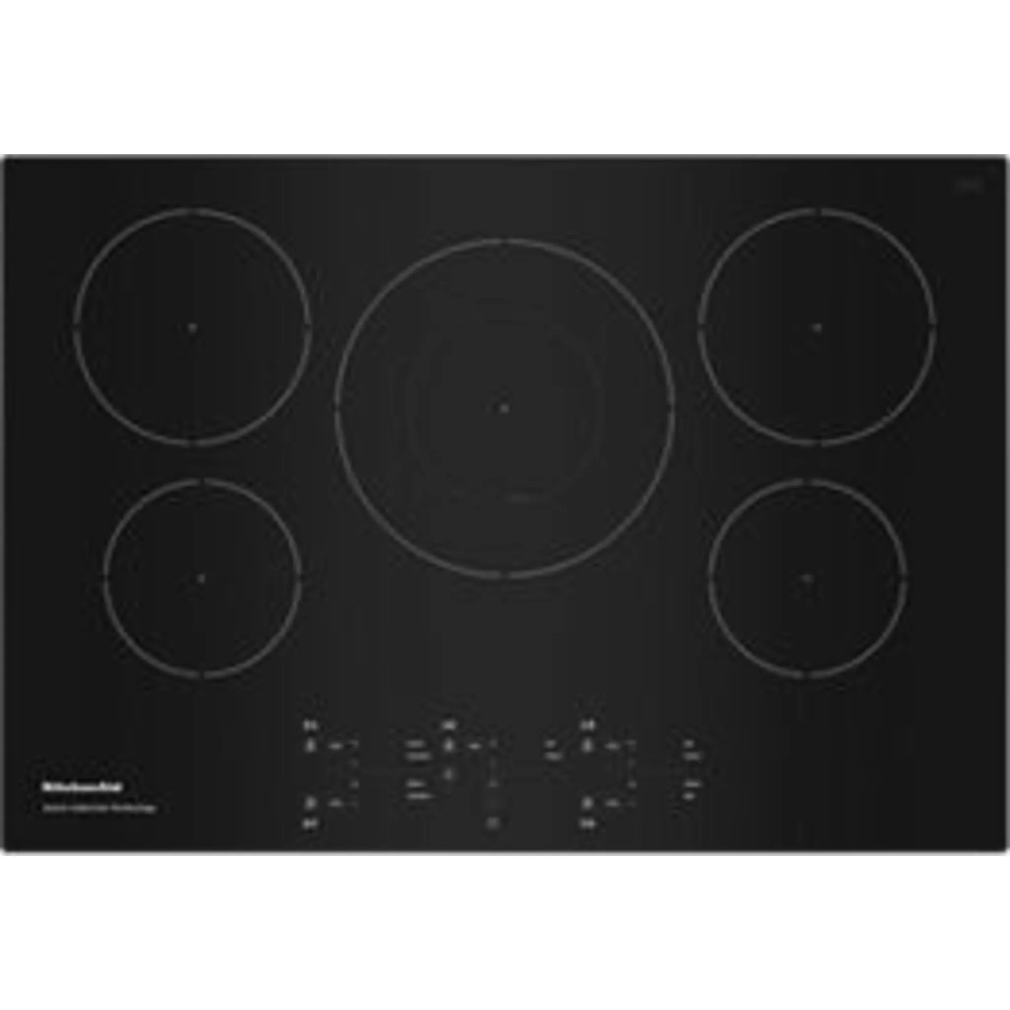 KitchenAid  30" 5-Element Sensor Induction Cooktop (KCIG550JBL)