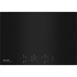 KitchenAid  30" 5-Element Sensor Induction Cooktop (KCIG550JBL)