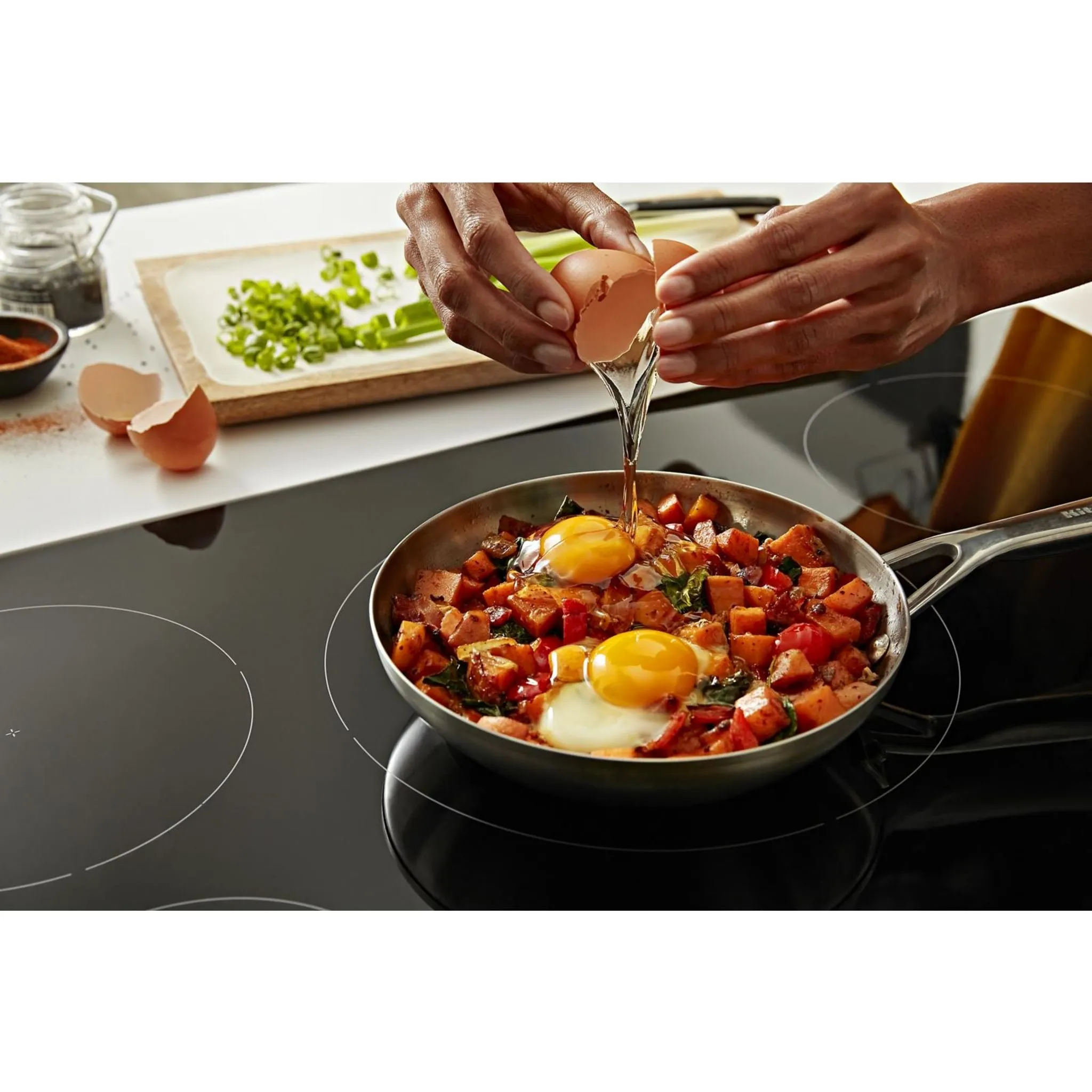 KitchenAid  30" 5-Element Sensor Induction Cooktop (KCIG550JBL)