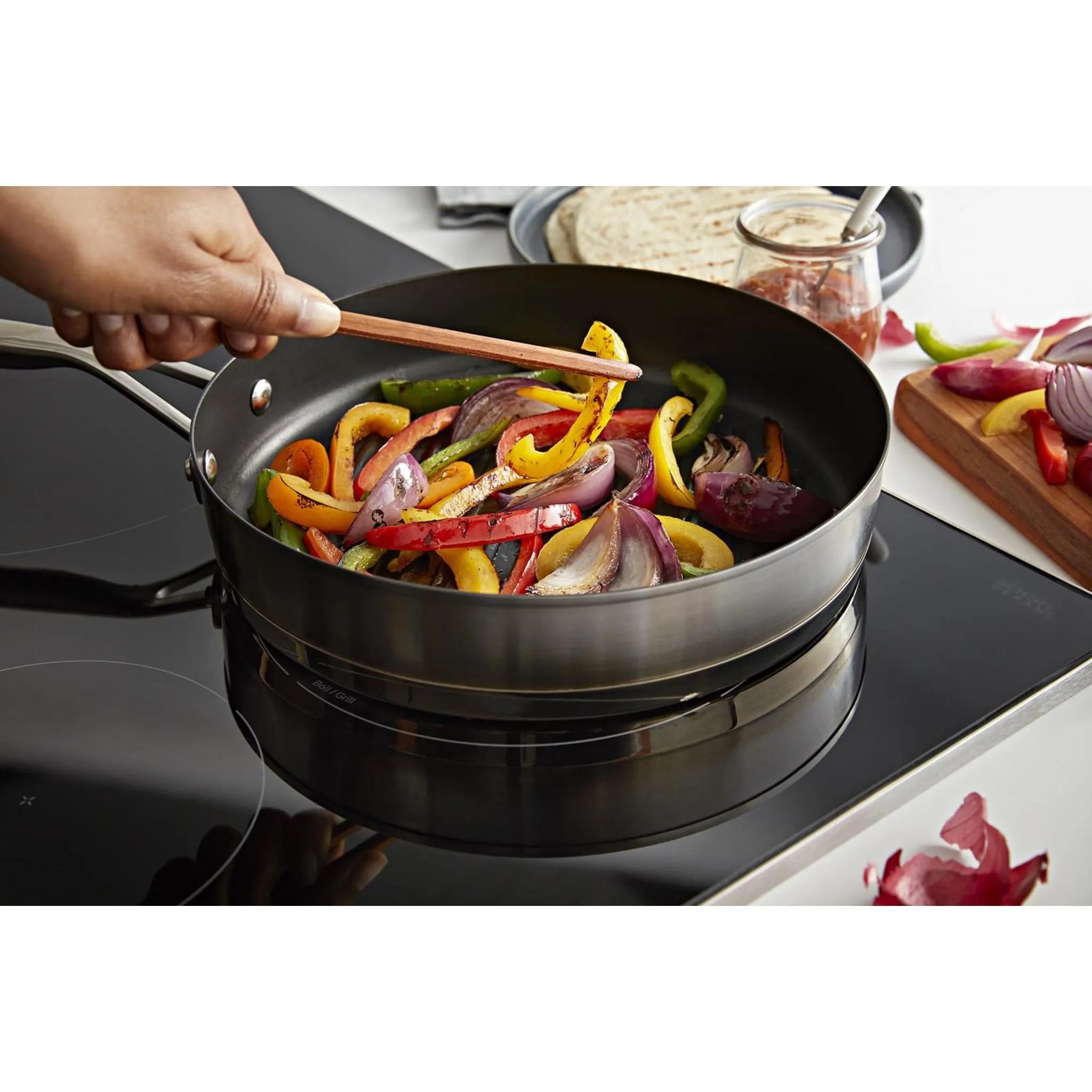 KitchenAid  36" 5-Element Sensor Induction Cooktop (KCIG556JSS)