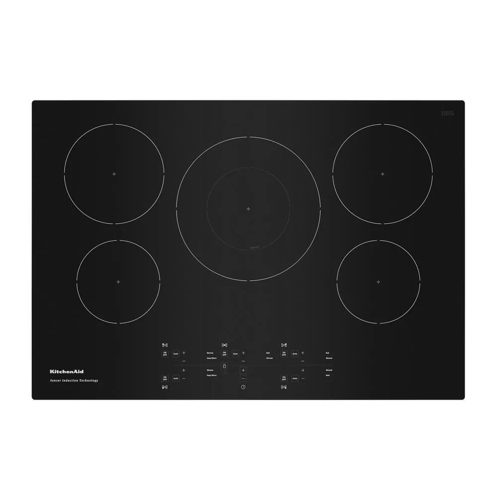 Kitchenaid KCIG550JBL 30-Inch 5-Element Sensor Induction Cooktop