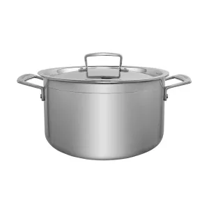 Le Creuset 3-ply Stainless Steel Deep Casserole 24cm (without LC Box)